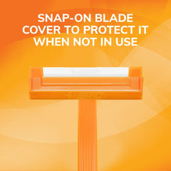 BIC Sensitive Disposable Razors for Men, 1 Blade, 12 Count