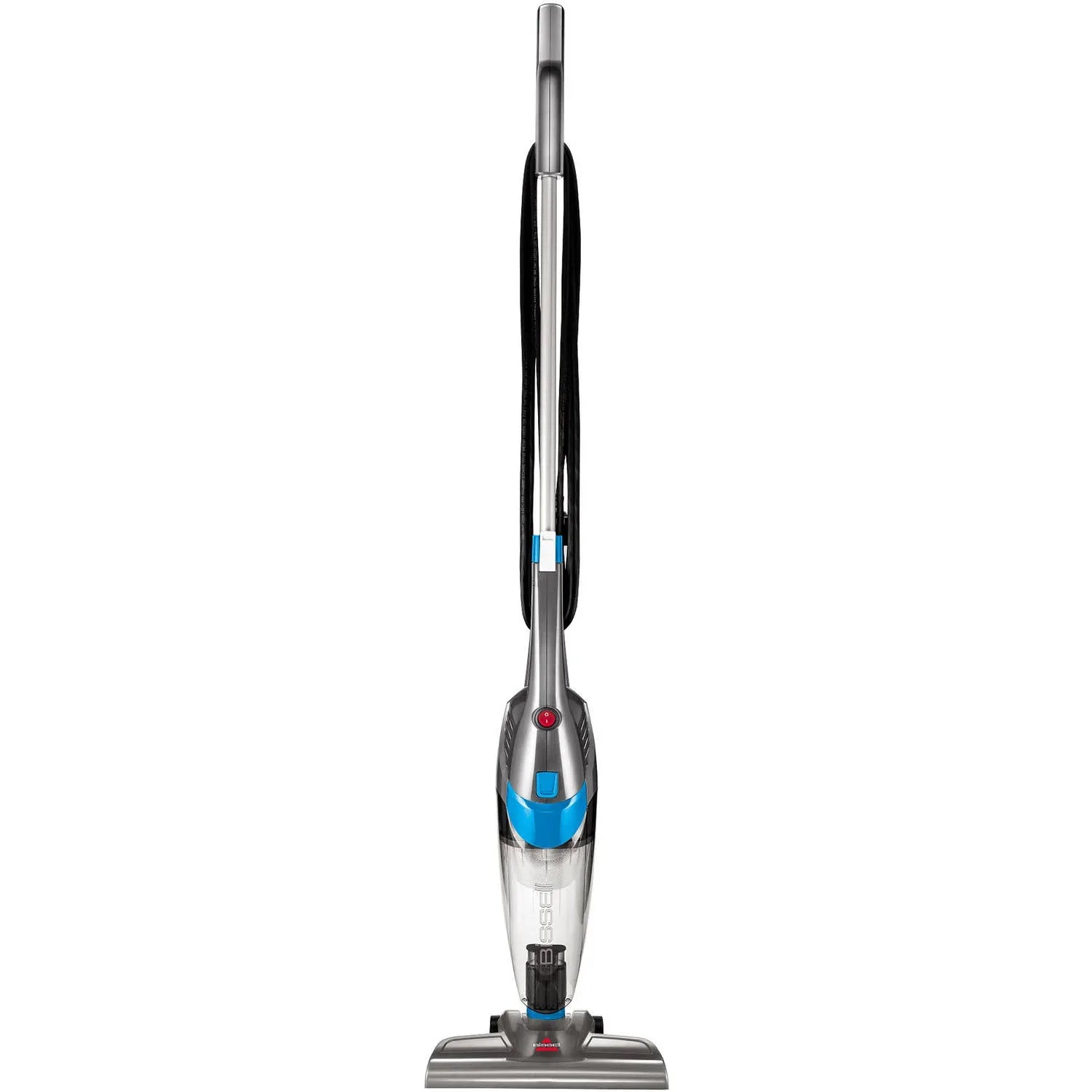 BISSELL 3-in-1, Corded, Stick Vacuum, Carpet, Area Rugs, Hardfloor, Upholstery, Removable Hand Vac, Lightweight, Easy Empty, 2030, Blue & Gray
