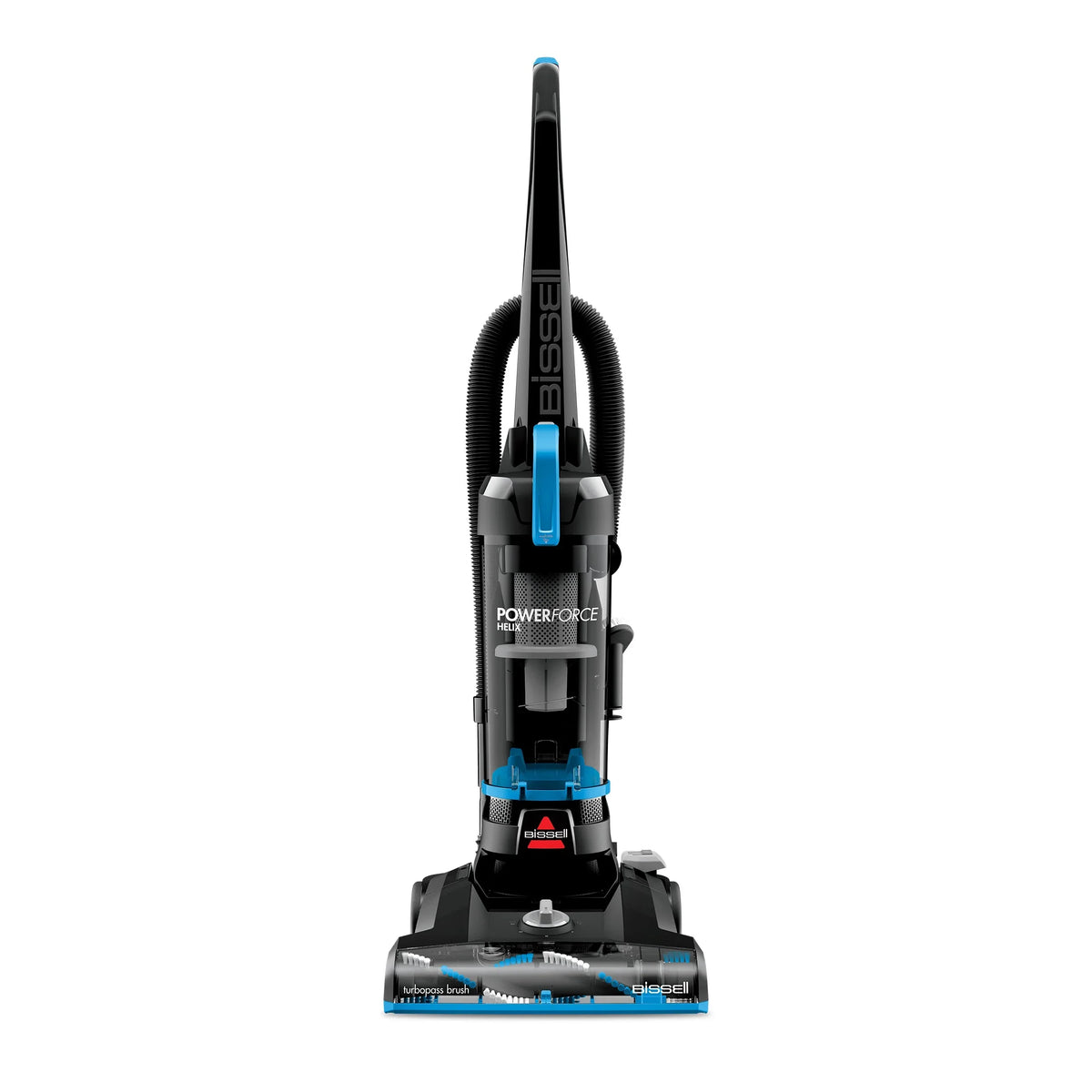 BISSELL PowerForce Helix, Bagless, Upright Vacuum, Pet Friendly, Scatter-Free Technology, Helix Dirt Separation System, Lightweight, 3313, Blue & Black - USA MEGA SHOP