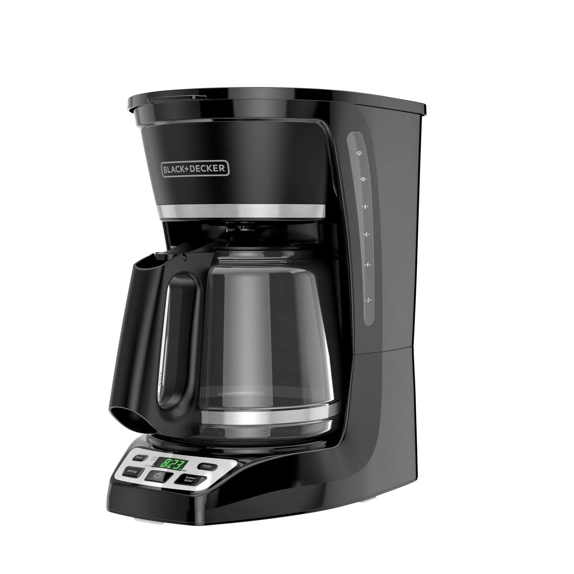 BLACK+DECKER Programmable 12-Cup Drip Coffee Maker with Custom Brew Strength, Black - USA MEGA SHOP
