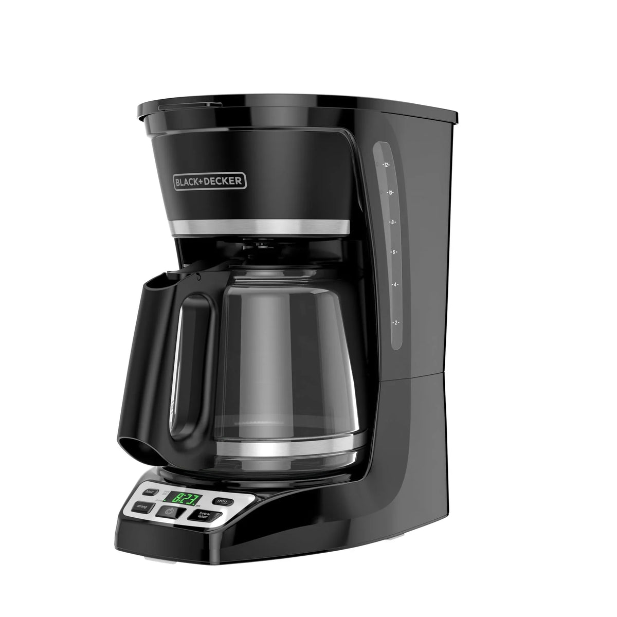 BLACK+DECKER Programmable 12-Cup Drip Coffee Maker with Custom Brew Strength, Black - USA MEGA SHOP