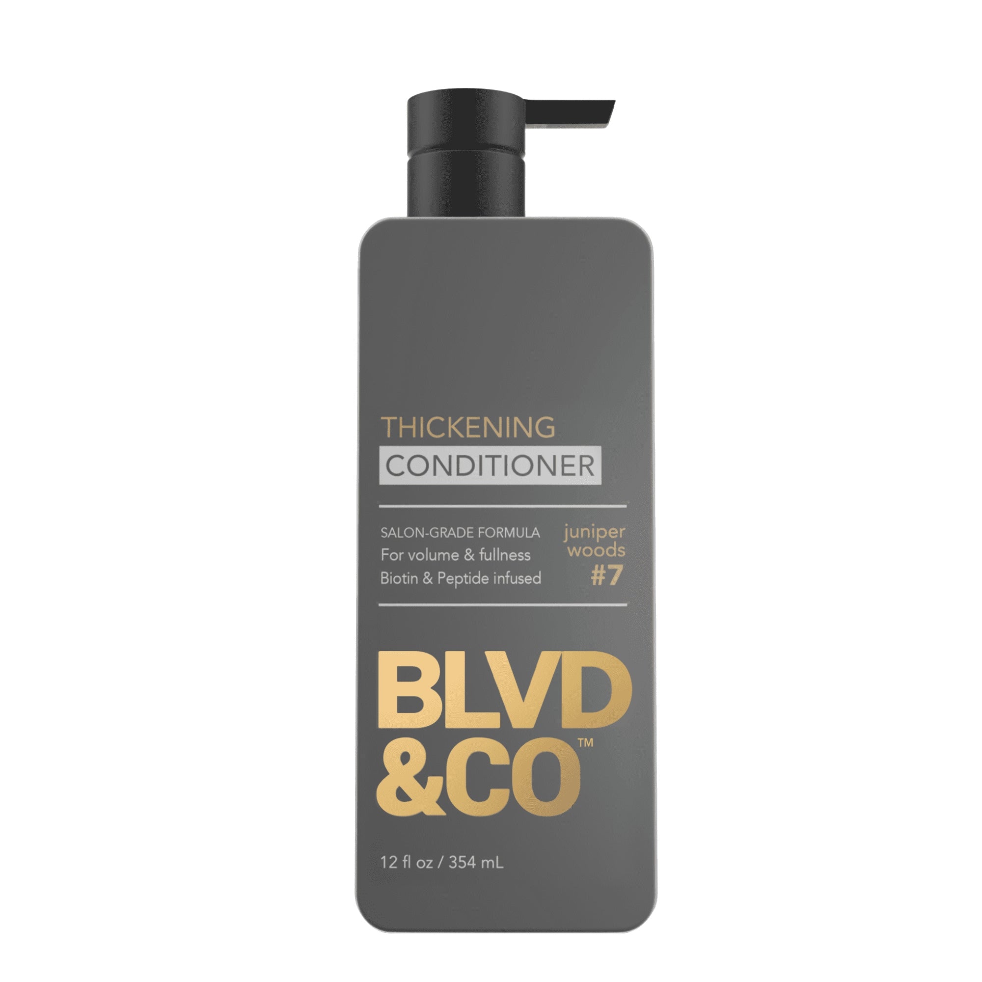BLVD & Co Men's Thickening Conditioner with Biotin & Peptides, Volumizing and Sulfate-Free (PACK OF 3 )
