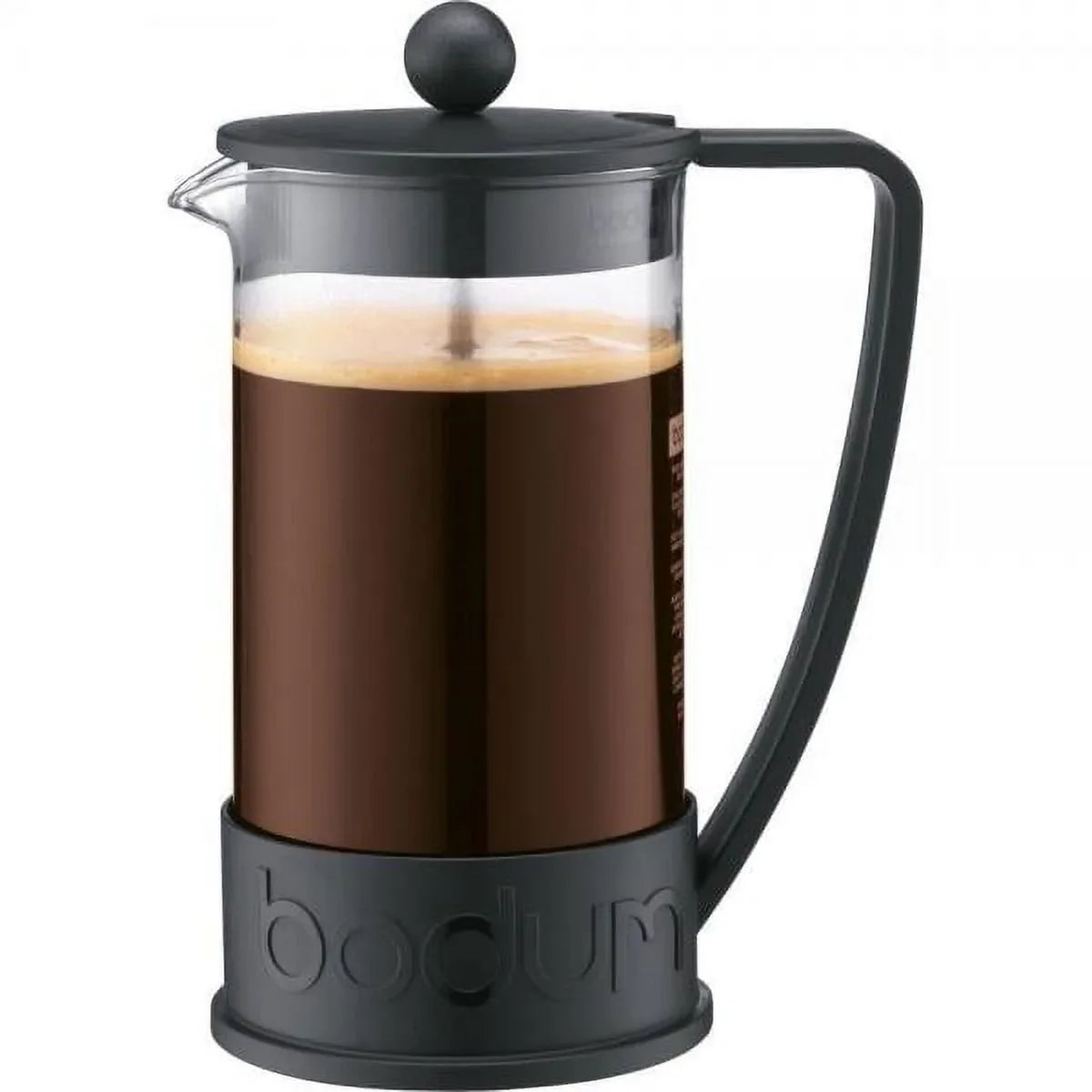 Bodum Brazil French Press Coffee Maker, Borosilicate Glass, 34 Ounce, Black - USA MEGA SHOP