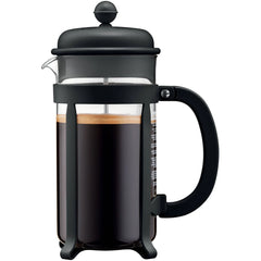 BODUM Java French Press Coffee Maker with Borosilicate Glass Carafe, 34 Ounce, Black - USA MEGA SHOP