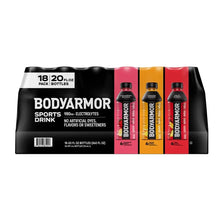Sports drink variety pack with three 20 fl oz bottles, BODYARMOR
