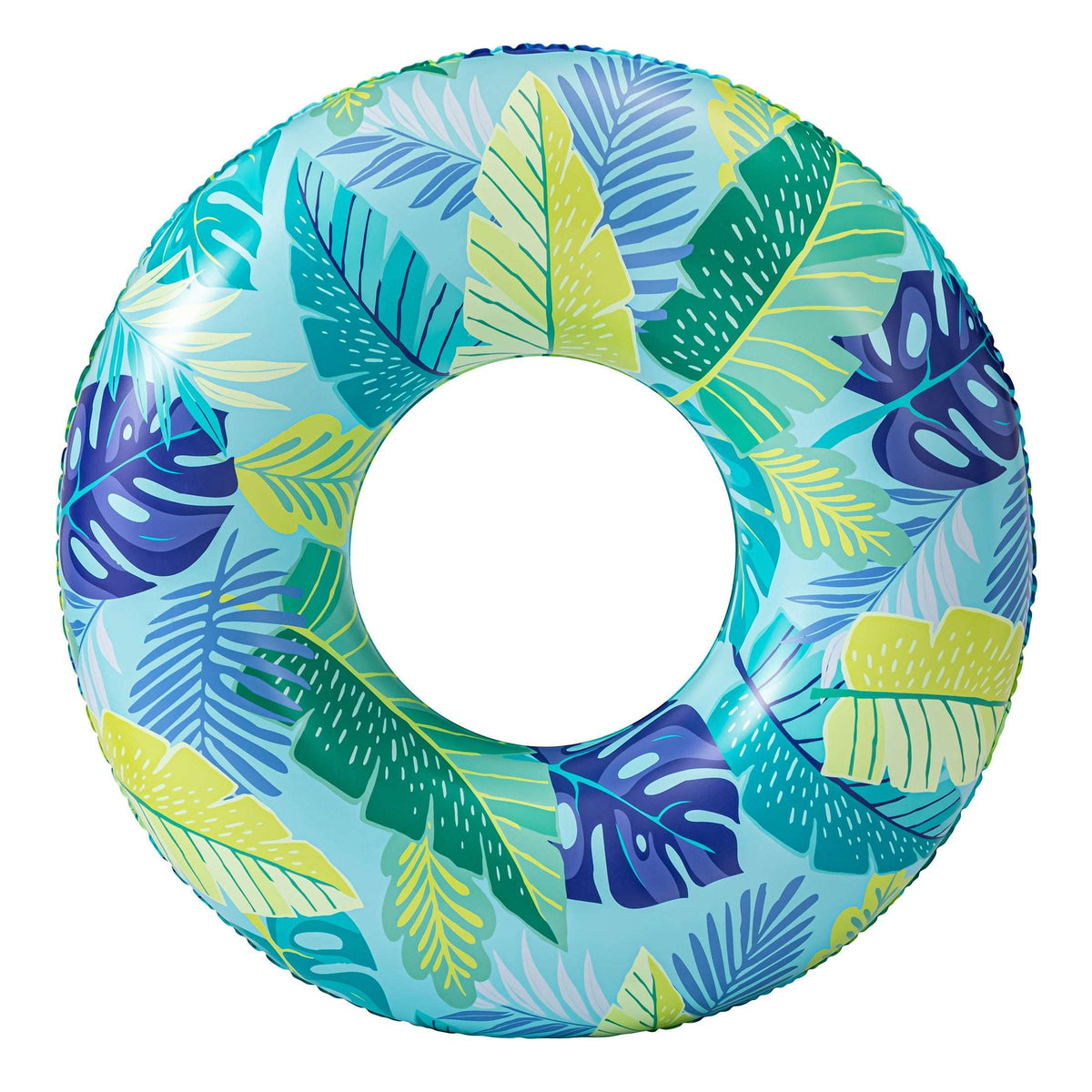 Bluescape Blue Tropical Inflatable Swim Tube Pool Float, for Kids & Adults, Age 9 & up, Unisex
