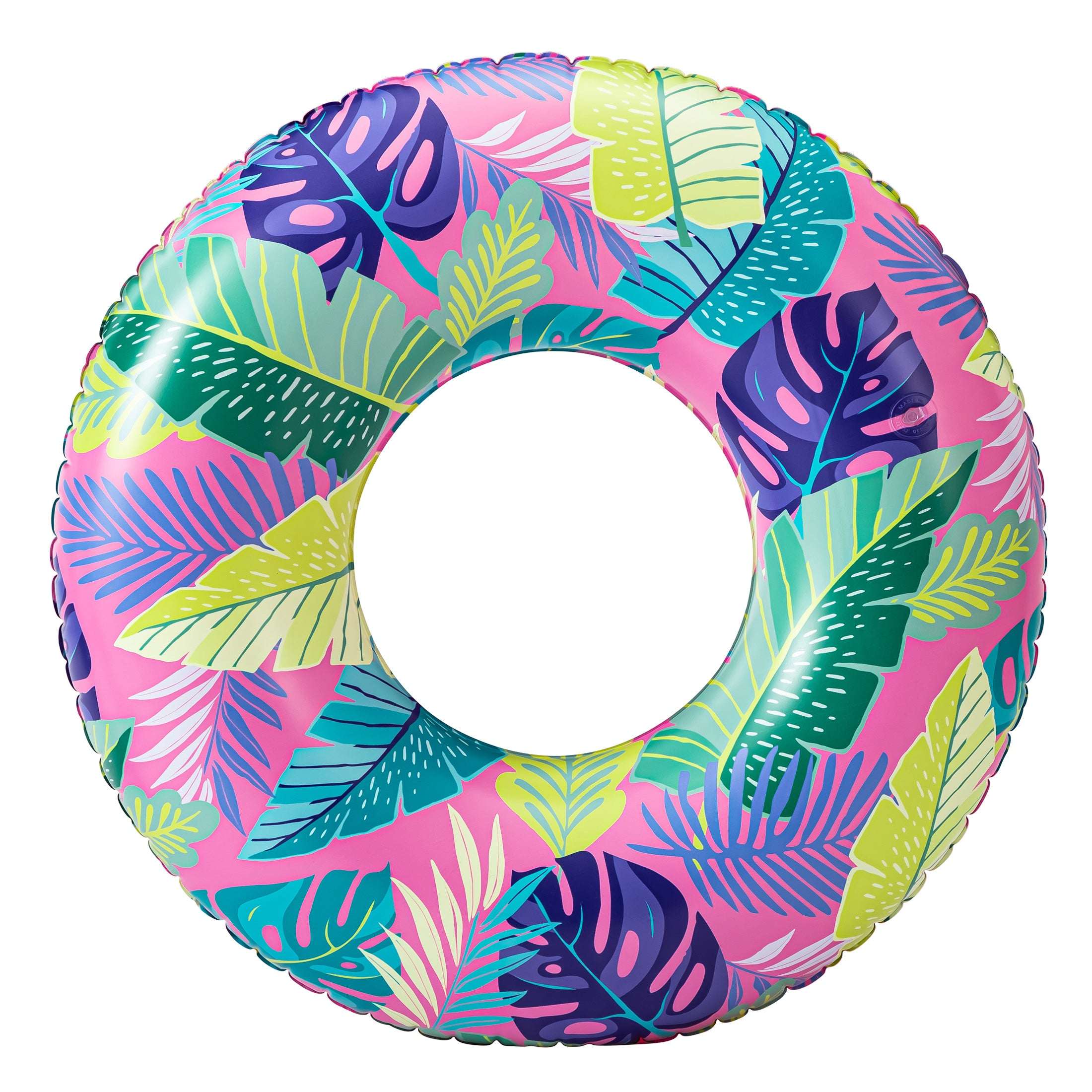 Bluescape Blue Tropical Inflatable Swim Tube Pool Float, for Kids & Adults, Age 9 & up, Unisex
