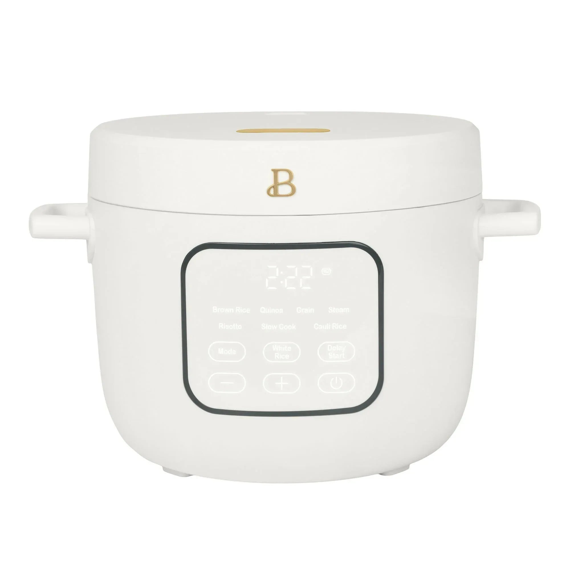Beautiful 14-Cup Cooked, 6-Cups Uncooked Electric Rice and Grain Cooker, EverGood™ Ceramic Nonstick Coating, by Drew Barrymore