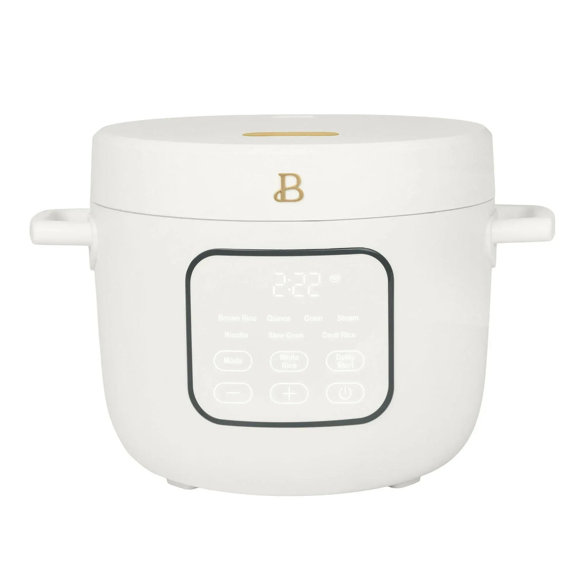Beautiful 14-Cup Cooked, 6-Cups Uncooked Electric Rice and Grain Cooker, EverGood™ Ceramic Nonstick Coating, by Drew Barrymore