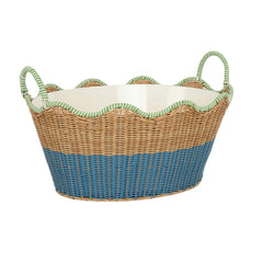 Beautiful Two-Tone Rattan Drink Basket by Drew Barrymore