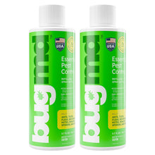 BugMD Essential Pest Control concentrate bottles, 2-pack, green with white caps