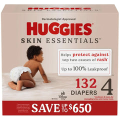 Huggies Skin Essentials Baby Diapers, Sizes 1-6 - USA MEGA SHOP