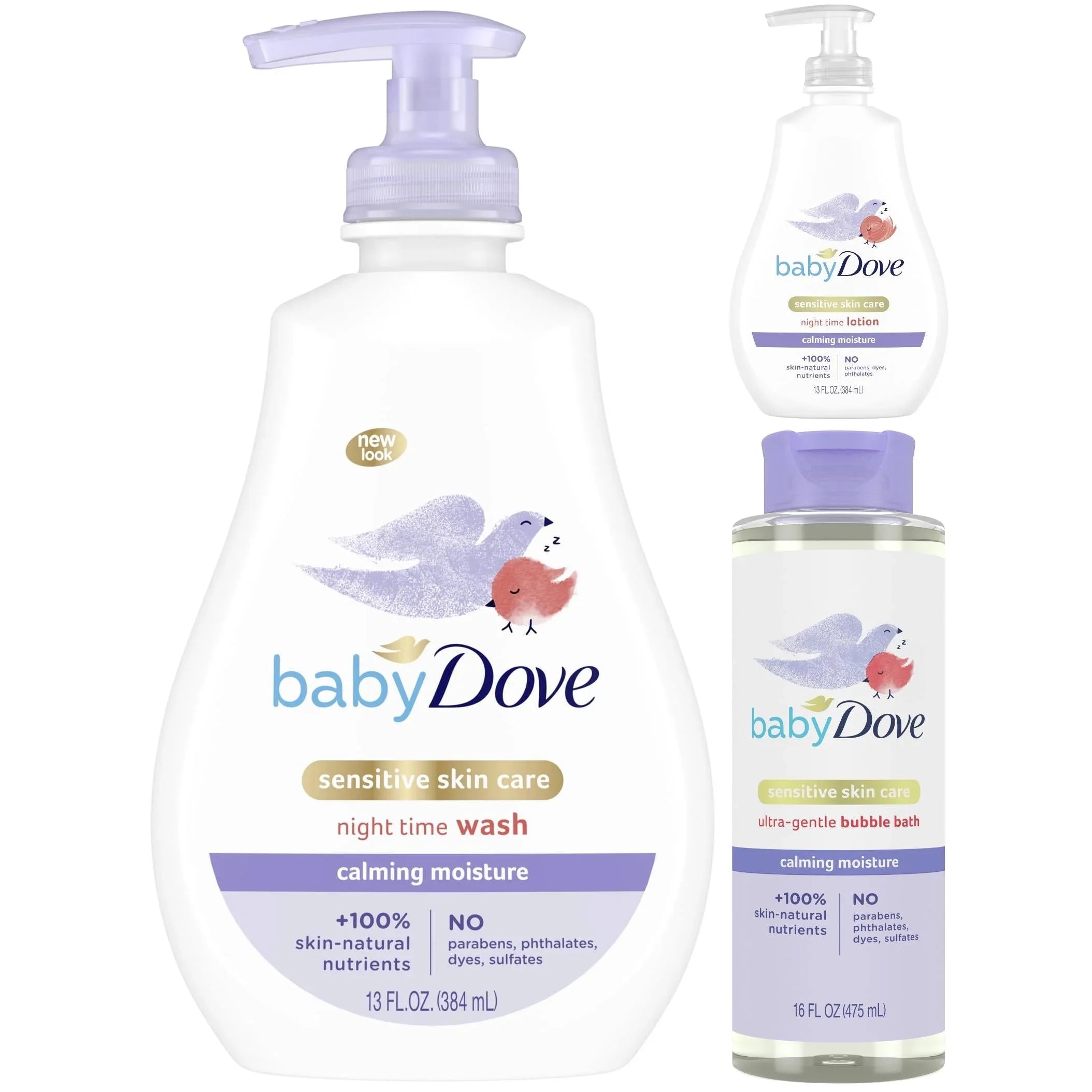 Baby Dove Ultra-Gentle Bubble Bath Calming Moisture Sensitive Skin, 16 oz - USA MEGA SHOP