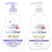 Baby Dove pump bottles: baby lotion with calming moisture, sensitive skin, 13 fl oz