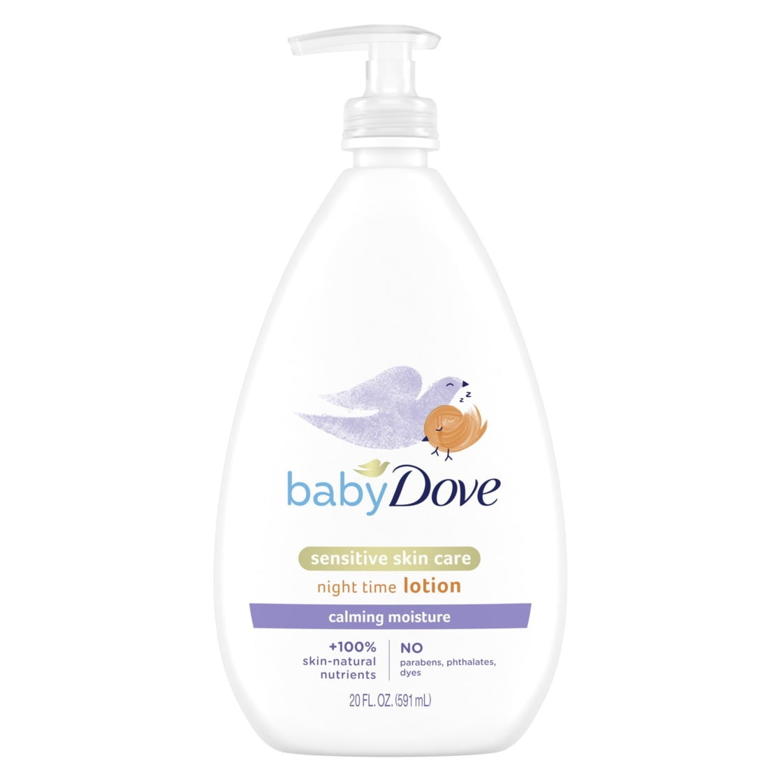 Baby Dove Sensitive Skin Care Baby Lotion Calming Moisture, 20 oz