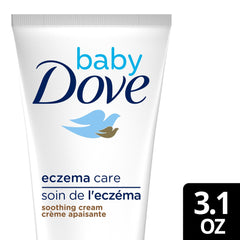 Baby Dove Soothing Cream Eczema Care to Soothe Delicate Baby Skin No Artificial Perfume or Color, Paraben Free, Phthalate Free, 5.1 oz