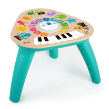 Electronic toddler music activity table with colorful icon top and teal legs