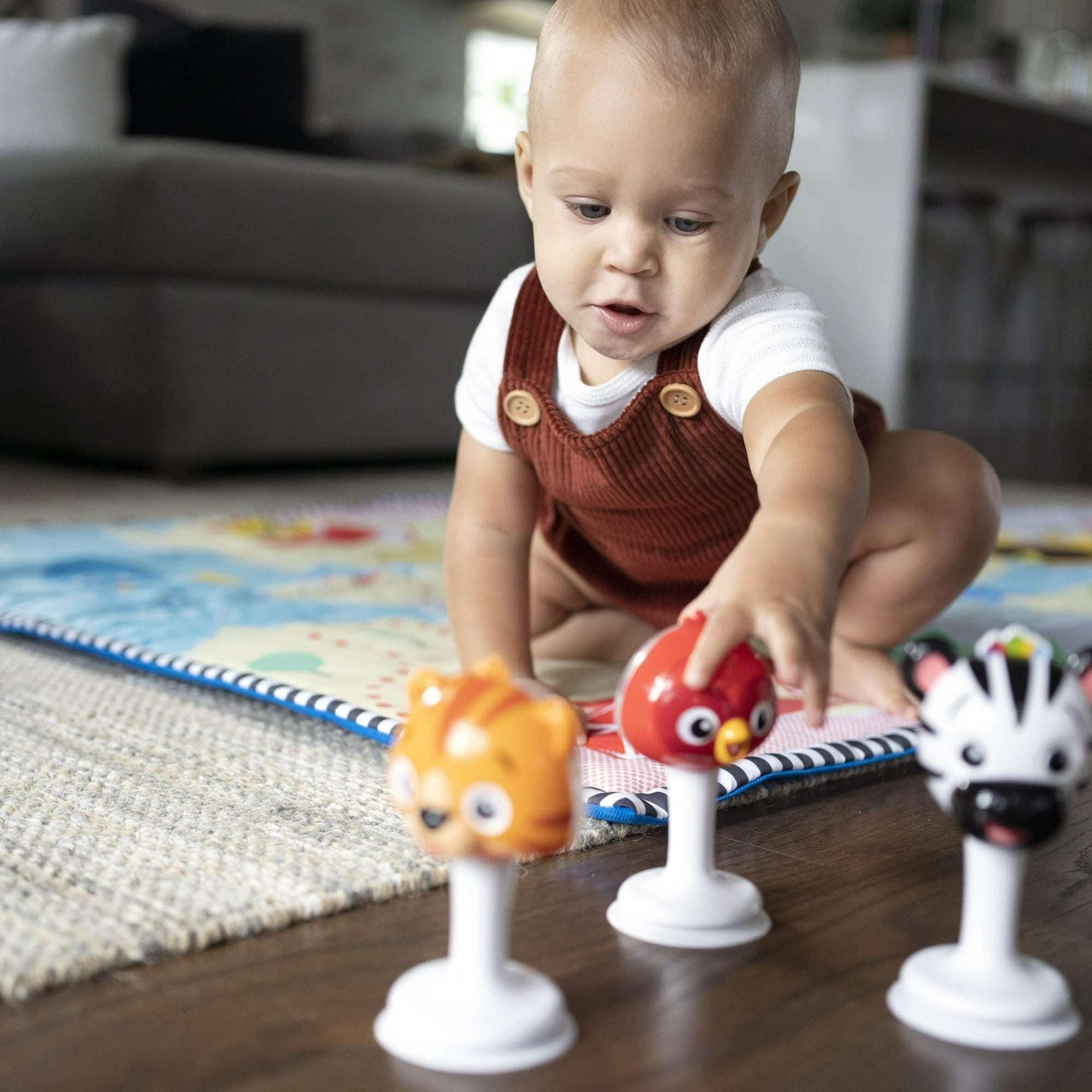 Baby Einstein Rattle & Jingle Trio Take-Along Toy Musical Rattle Set, Ages 6 months +