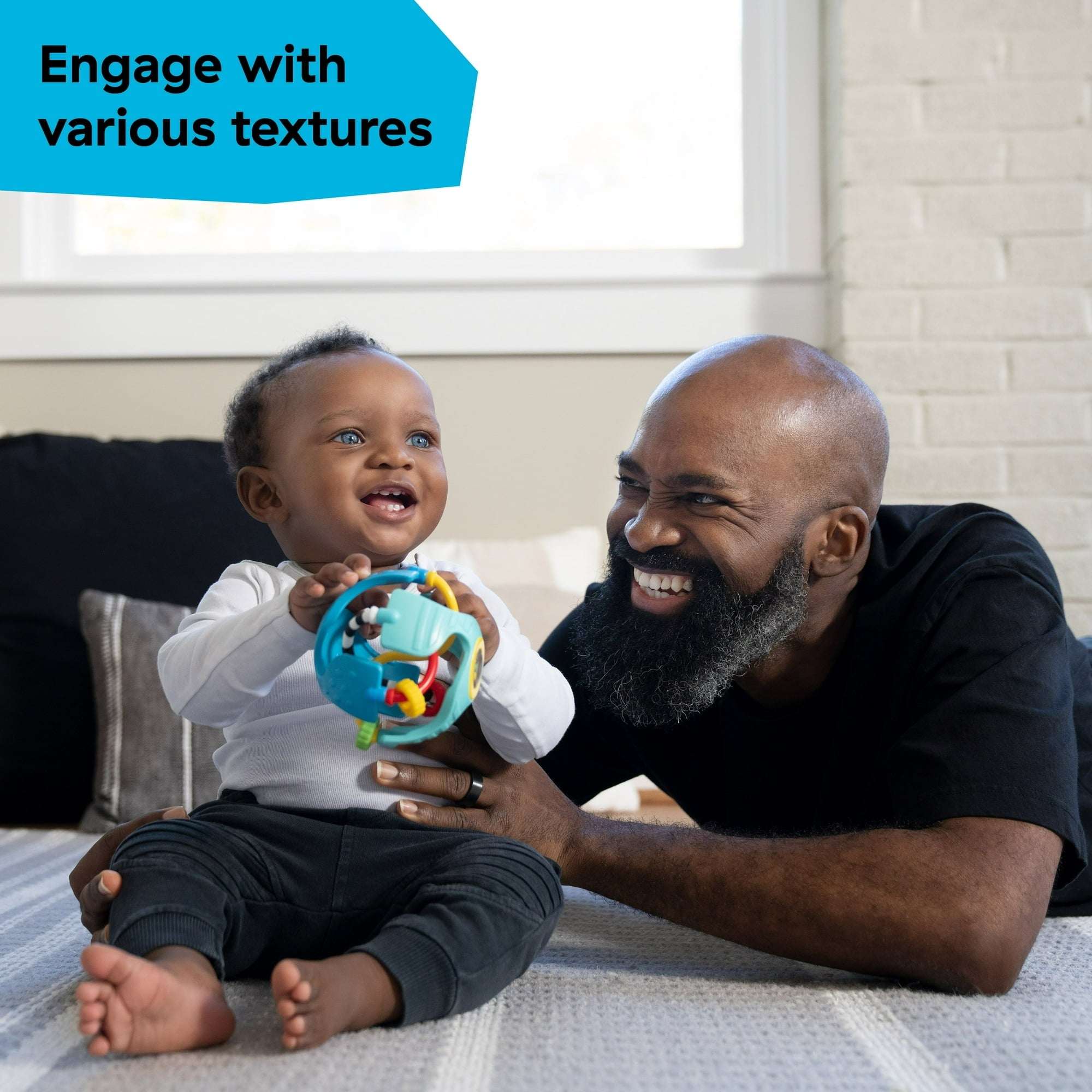 Baby Einstein Rattle & Sense Sensory Ball