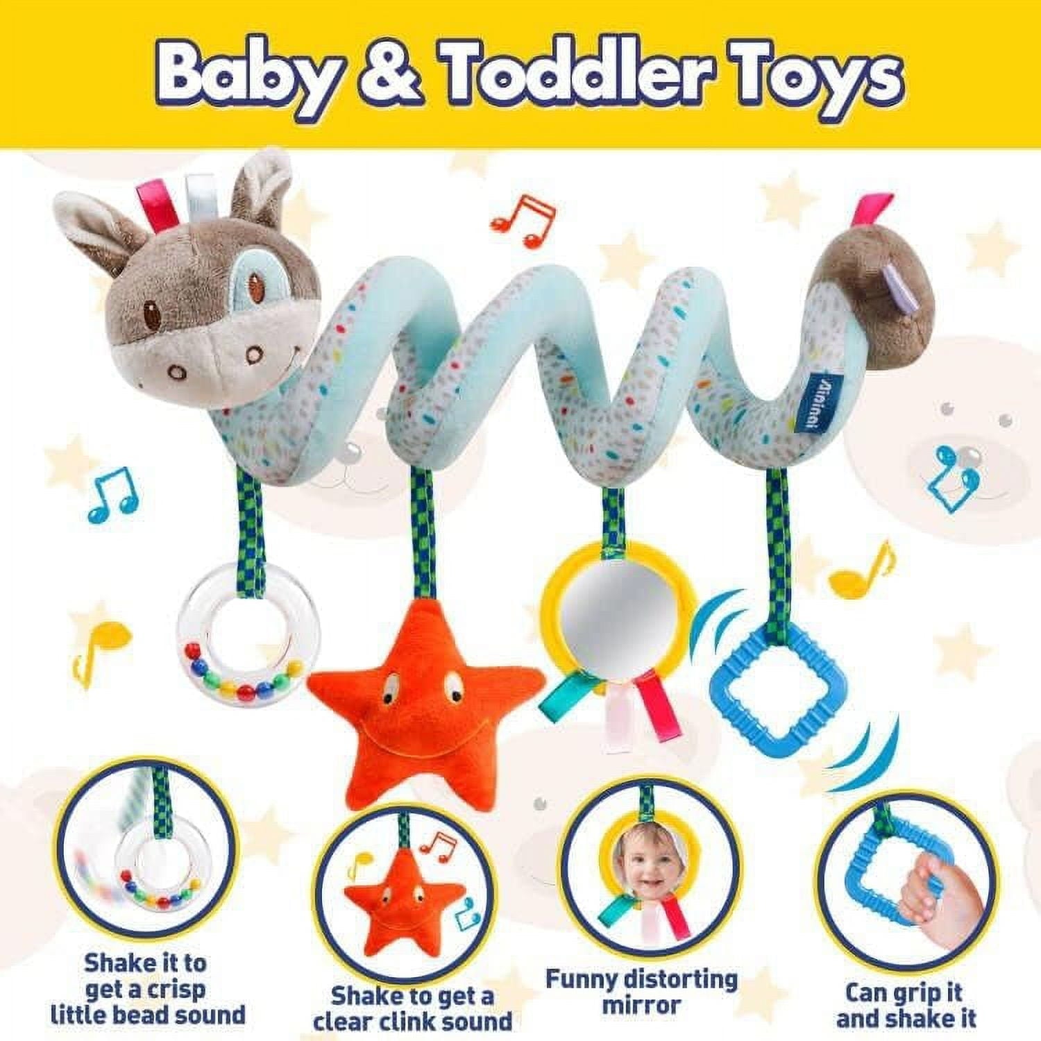 Baby Toys 0-6 Months, Car Seat Toys, Baby Stroller Toy, Newborn Infant Toys Gift for 0-3-6-12-24 Months