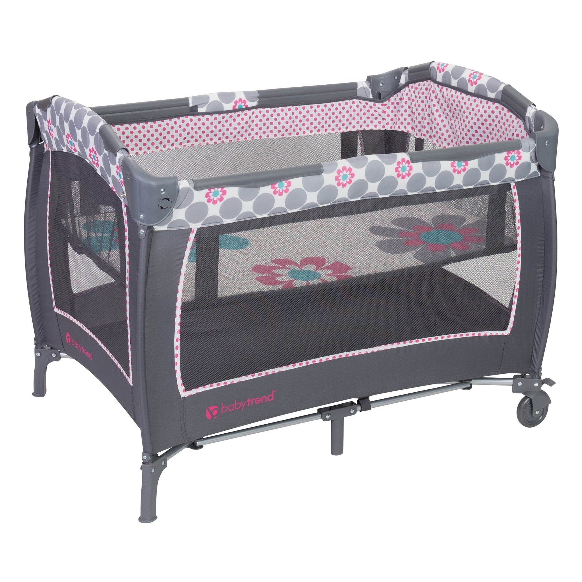 Baby Trend Lil Snooze Deluxe II Nursery Center Playard with Changer and Bassinet