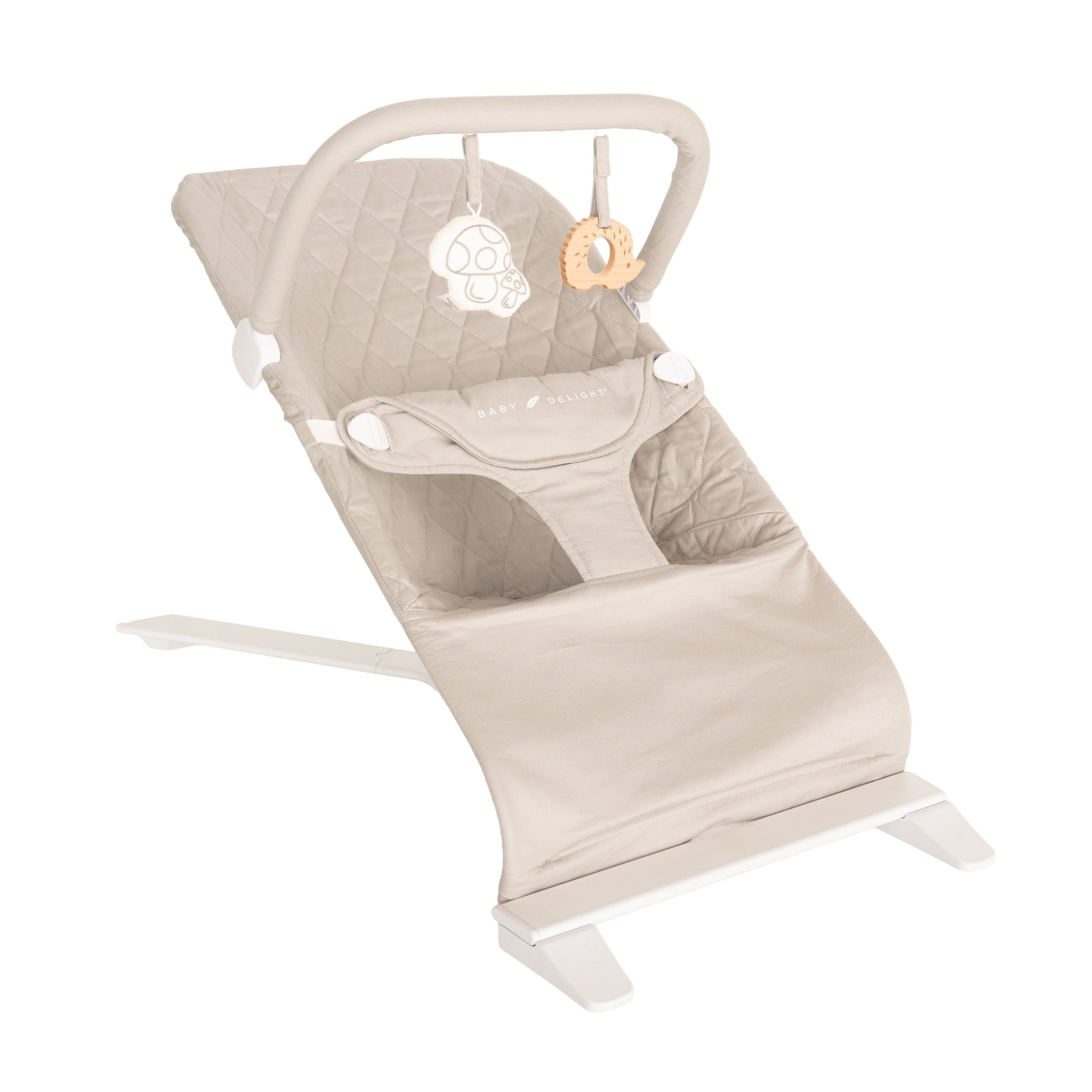 Baby Delight Alpine Deluxe Portable Baby Bouncer, for Infants 0-6 Months