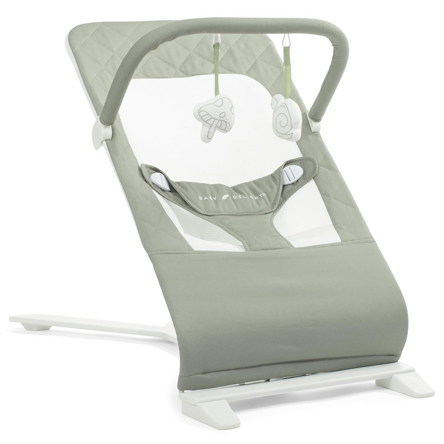 Baby Delight Alpine Deluxe Portable Baby Bouncer, for Infants 0-6 Months