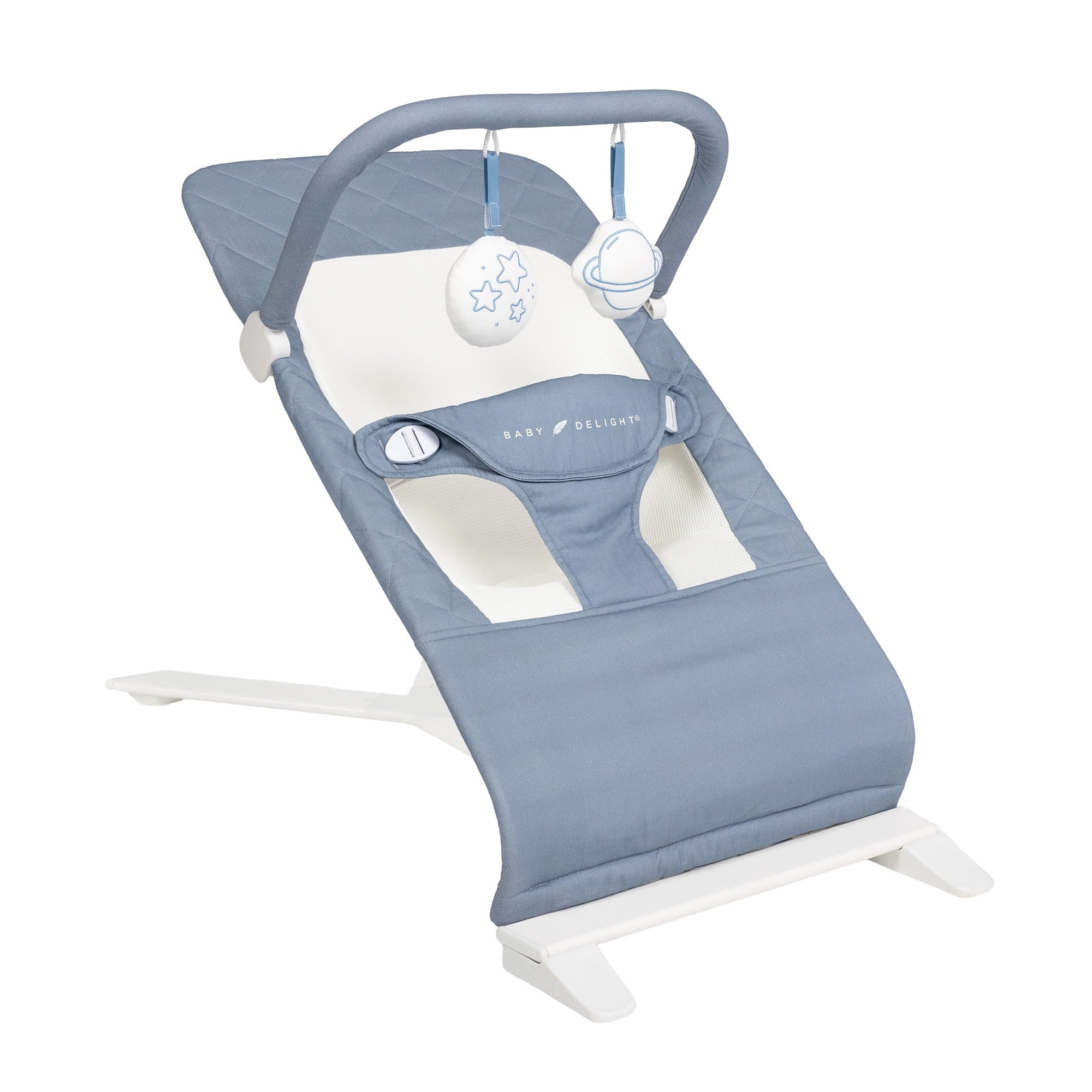Baby Delight Alpine Deluxe Portable Baby Bouncer, for Infants 0-6 Months