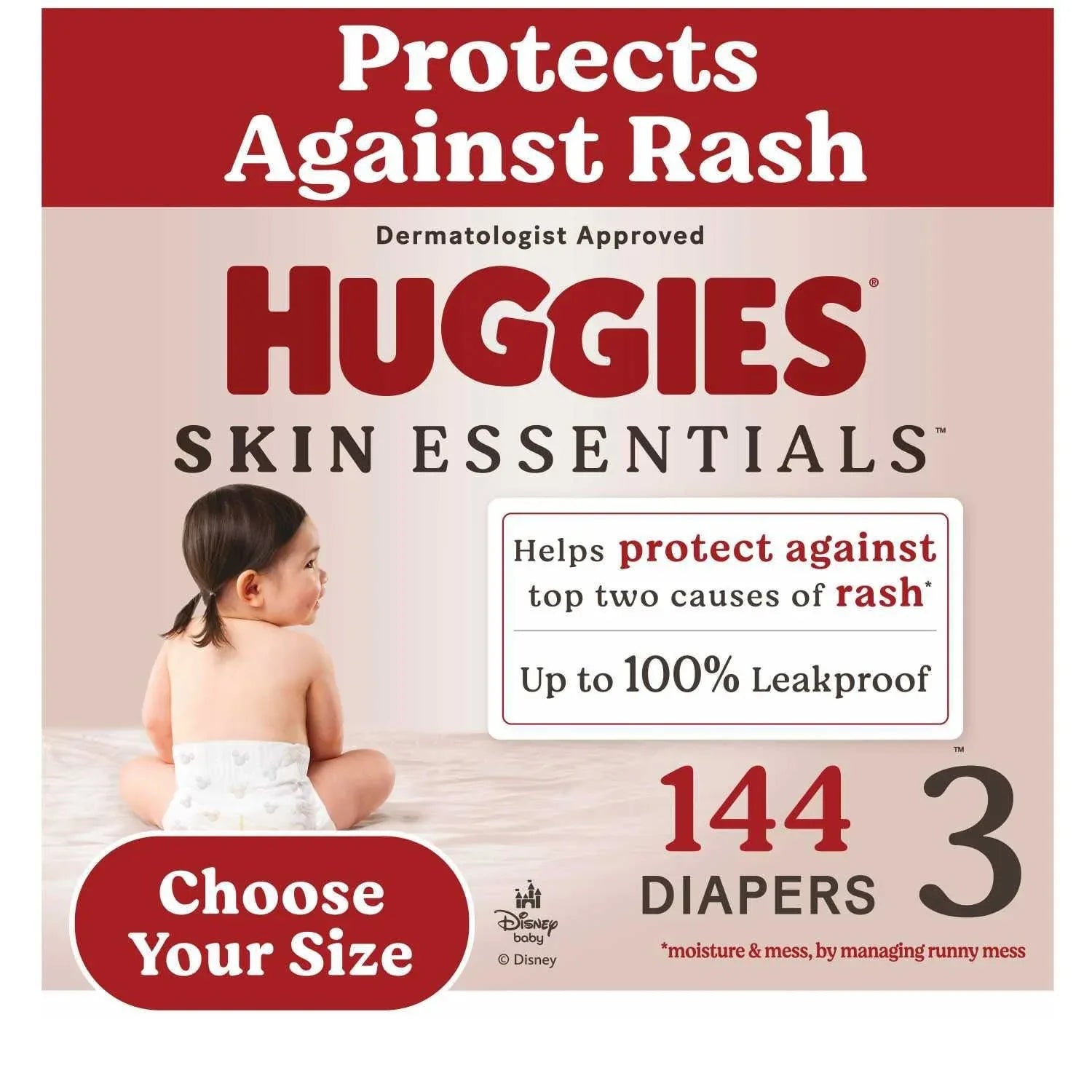 Huggies Skin Essentials Baby Diapers, Sizes 1-6 - USA MEGA SHOP