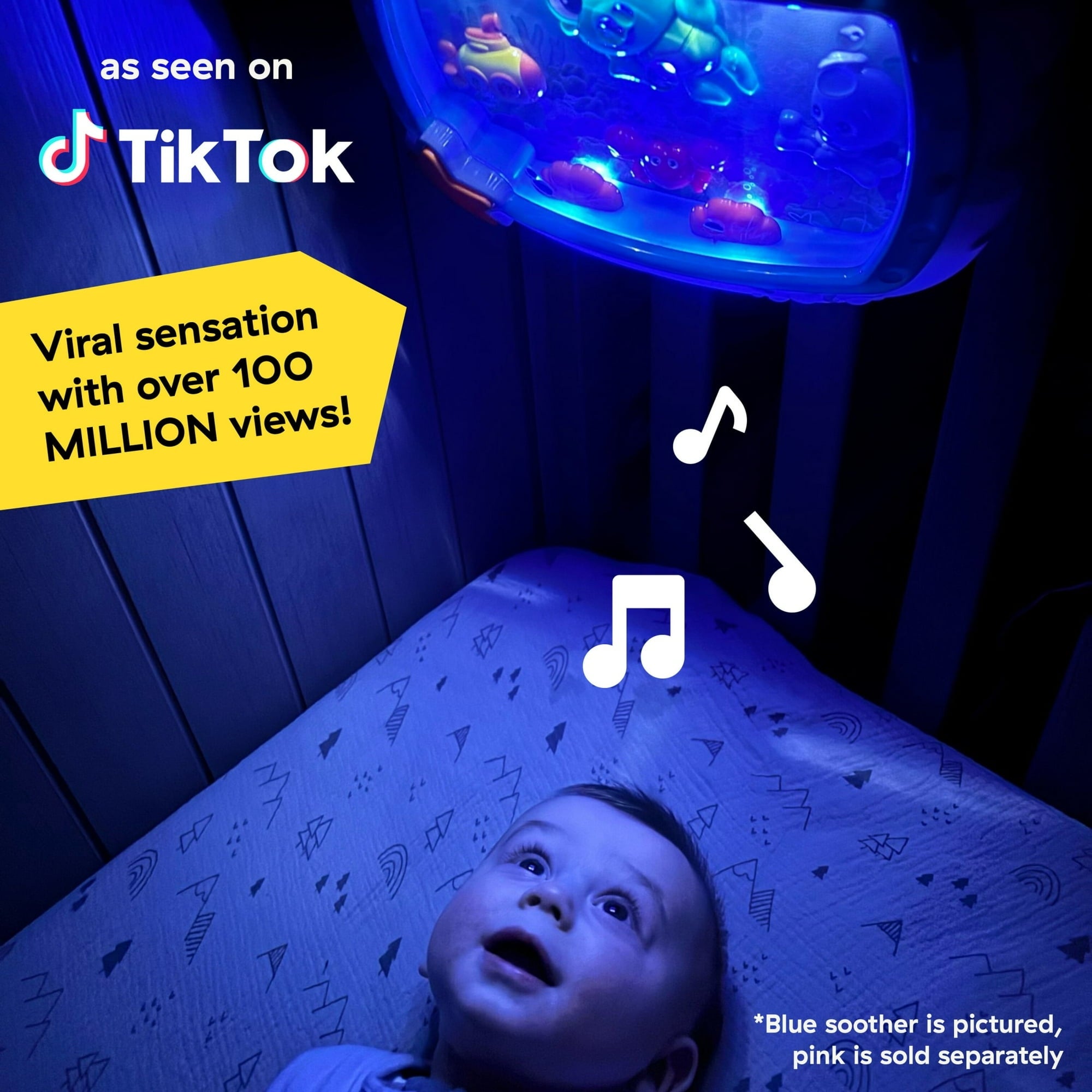 Baby Einstein Sea Dreams Soother Sleep Sound Machine with White Noise and Remote, Multicolor, for Infants and Kids, 0 Months+