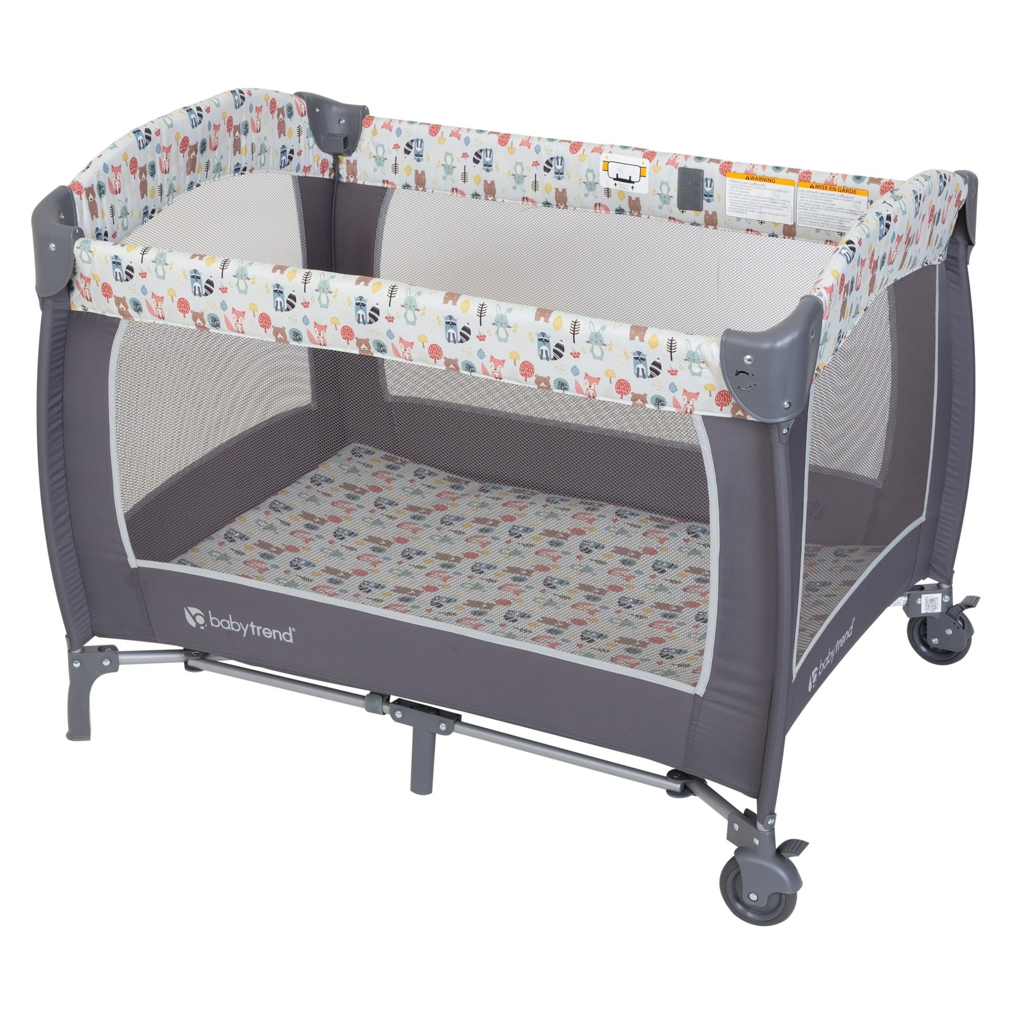 Baby Trend Lil Snooze Deluxe II Nursery Center Playard with Changer and Bassinet