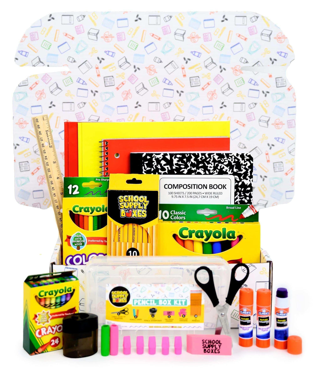 Back to School Supply Kit Grades K-5 ‚Äì School Supply Boxes - USA MEGA SHOP