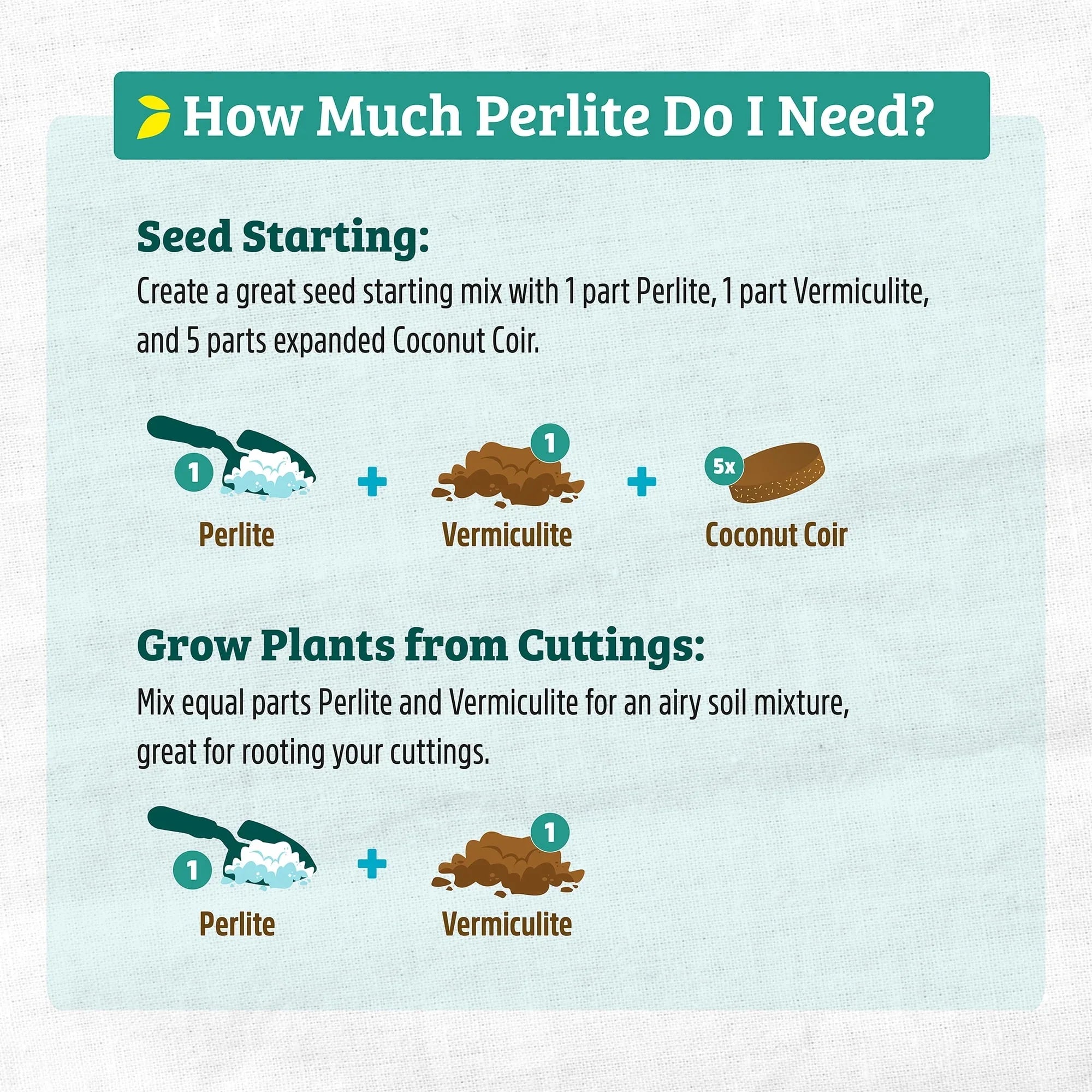 Back to the Roots Organic Perlite for Garden Soil, 8 qt