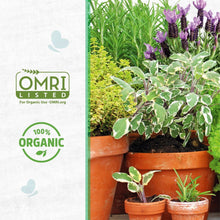 Organic vermiculite garden soil amendment bag with OMRI Listed and 100% organic seal