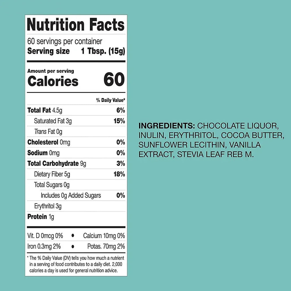 Bake Believe Dark Chocolate Flavored No Sugar Added Baking Chips, Resealable Bag, 32 oz. - USA MEGA SHOP