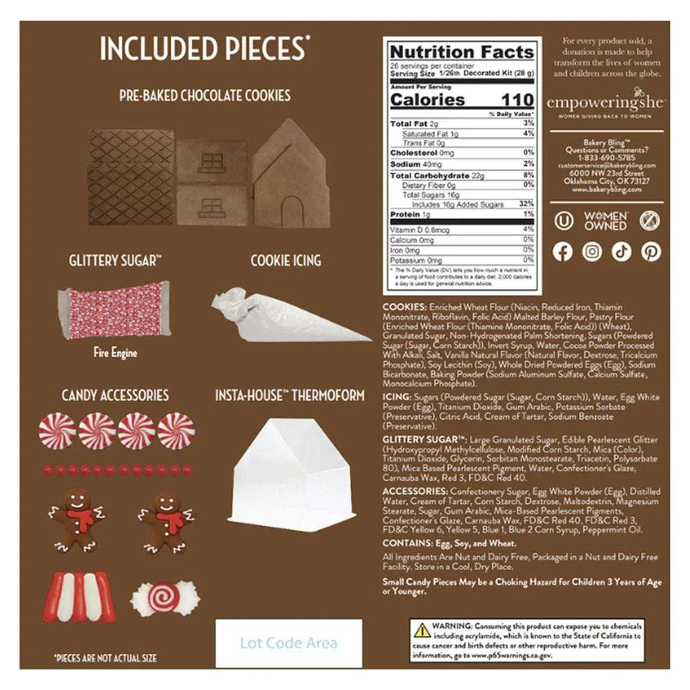Bakery Bling Designer Gingerbread House Kits, 2-pack - USA MEGA SHOP