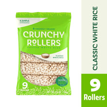 Puffed white rice snack bag, classic white rice, 9 rollers