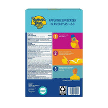 Sunscreen spray 3-pack box back with application steps and directions panel