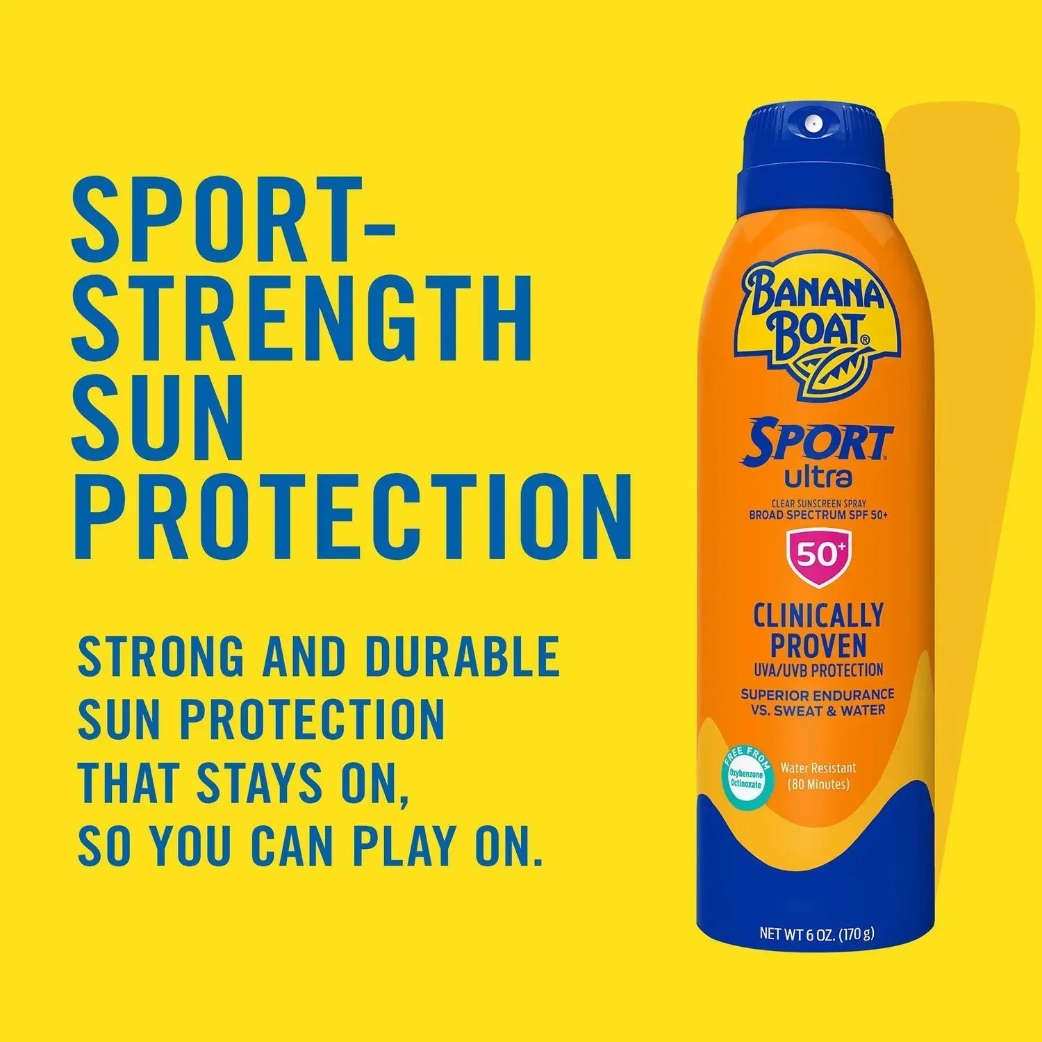 Banana Boat Sport Ultra Sunscreen Spray, SPF 50, 6 oz., 3 pk.