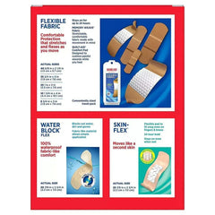 Band-Aid Brand Adhesive Bandages Value Pack, Assorted Sizes, 163 Count