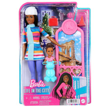 Ice skating doll playset blister package with fashion doll, child doll, and accessories
