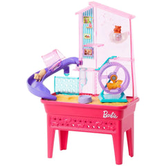 Barbie World Hamster Pet Playground Playset with Wheel, Pets & Food Accessories - USA MEGA SHOP