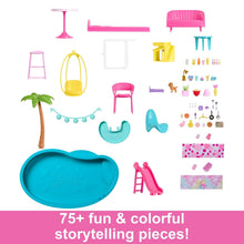 Dollhouse accessory set with furniture and colorful play items