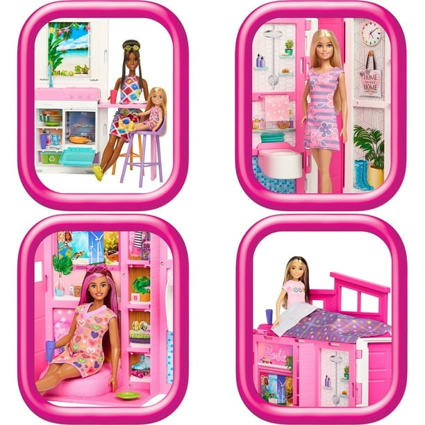 Barbie Getaway Doll House with Barbie Doll & Accessories