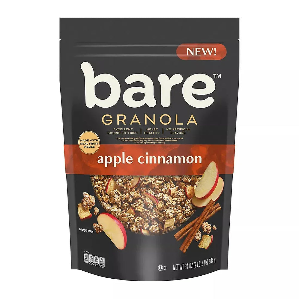 Bare Granola Apple Cinnamon, 34 oz. - USA MEGA SHOP