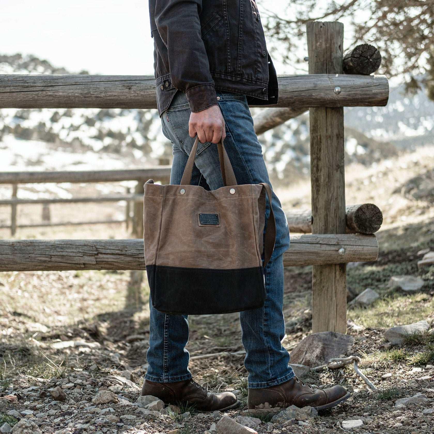 Barebones Neelum Tote Bag 2-piece Set - USA MEGA SHOP