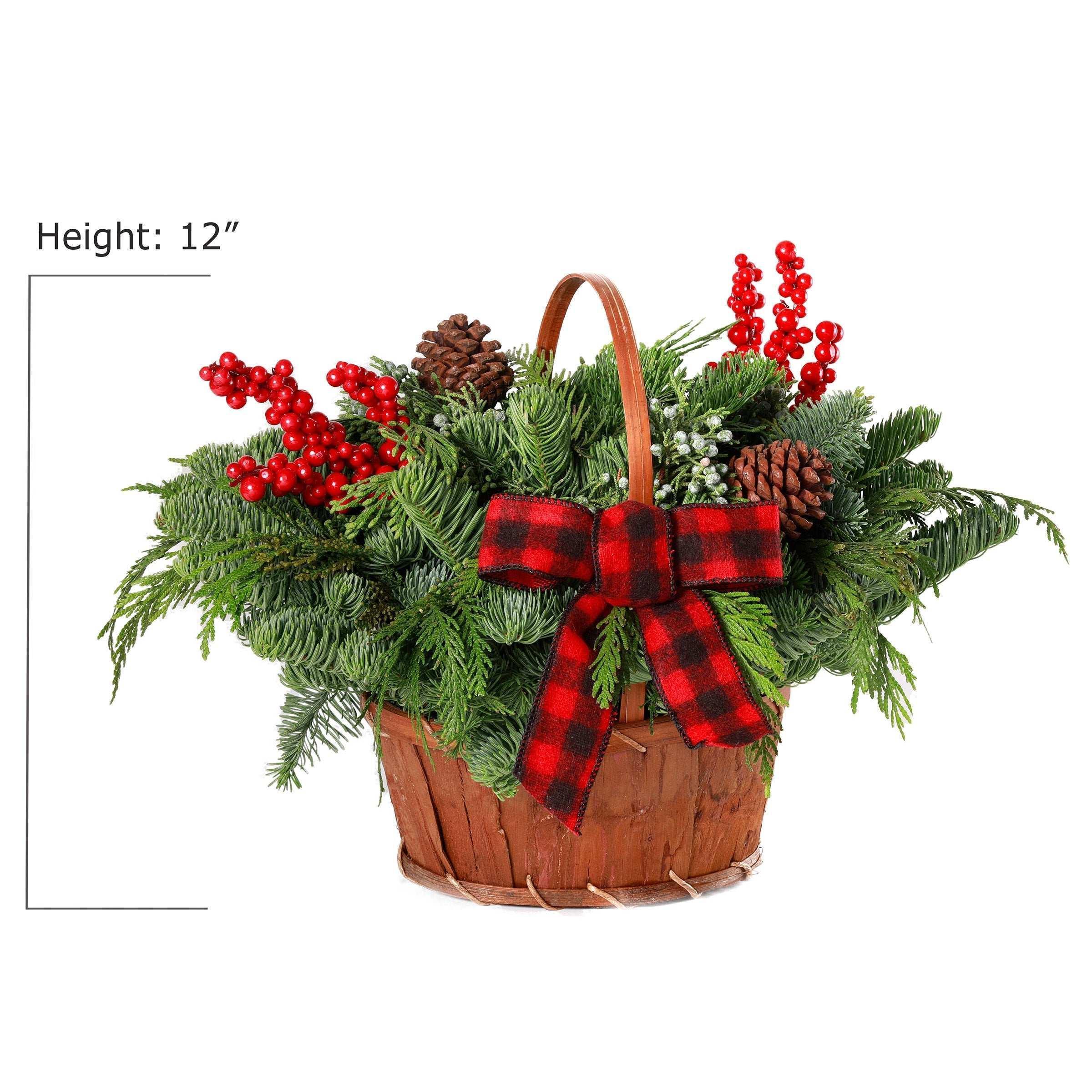 Bark Basket Centerpiece