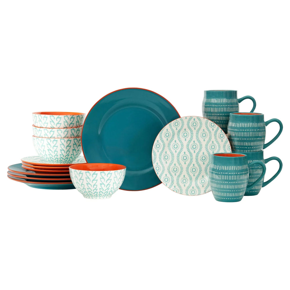 Baum Tangiers 16-piece Dinnerware Set - USA MEGA SHOP