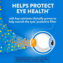 Bausch + Lomb Ocuvite eye health text and graphic on product label