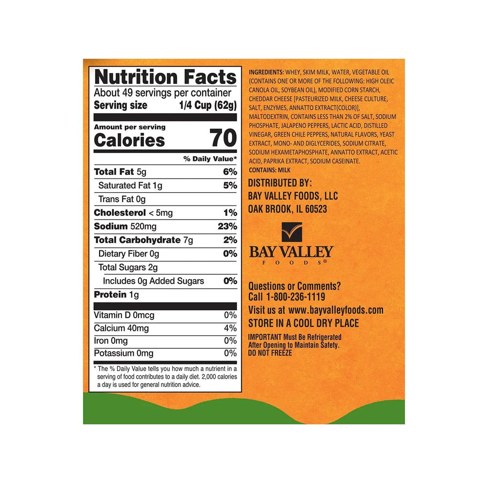 Bay Valley Nacho Cheese Sauce, 106 oz. - USA MEGA SHOP